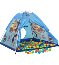 Spielzelt mit 250 Bällen Blau 120x120x90 cm