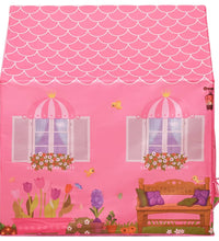 Kinder-Spielzelt mit 250 Bällen Rosa 69x94x104 cm