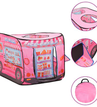 Kinder-Spielzelt mit 250 Bällen Rosa 70x112x70 cm