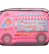 Kinder-Spielzelt mit 250 Bällen Rosa 70x112x70 cm