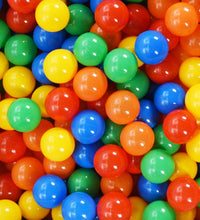 Spieltunnel mit 250 Bällen Mehrfarbig 245 cm Polyester