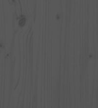 Massivholzbett Grau 100x200 cm