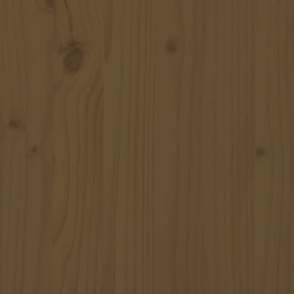 Massivholzbett Honigbraun 75x190 cm