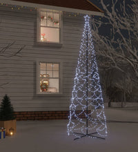LED-Weihnachtsbaum Kegelform Kaltweiß 1400 LEDs 160x500 cm