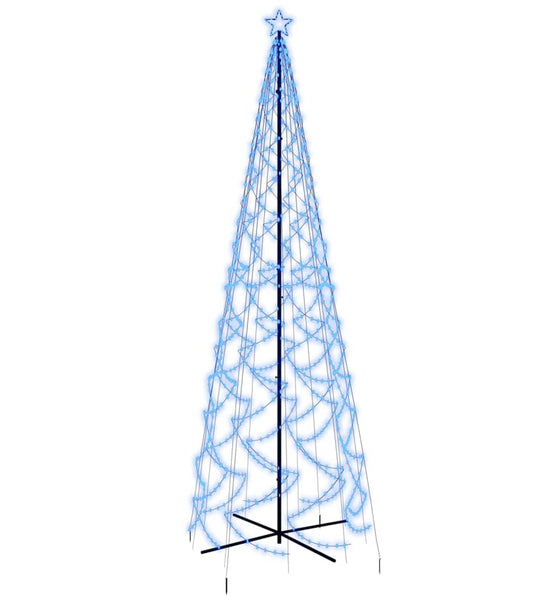 LED-Weihnachtsbaum Kegelform Blau 1400 LEDs 160x500 cm
