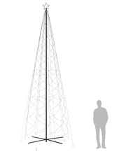 LED-Weihnachtsbaum Kegelform Blau 1400 LEDs 160x500 cm