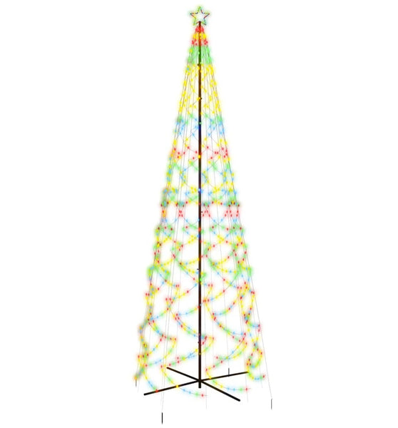LED-Weihnachtsbaum Kegelform Mehrfarbig 1400 LEDs 160x500 cm