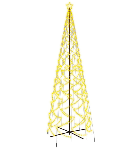 LED-Weihnachtsbaum Kegelform Warmweiß 1400 LEDs 160x500 cm