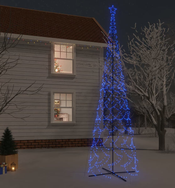 LED-Weihnachtsbaum Kegelform Blau 3000 LEDs 230x800 cm