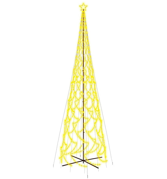 LED-Weihnachtsbaum Kegelform Warmweiß 3000 LEDs 230x800 cm