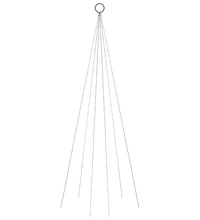 LED-Weihnachtsbaum für Fahnenmast Mehrfarbig 108 LEDs 180 cm