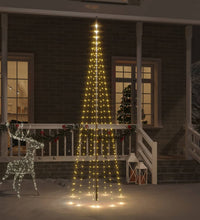 LED-Weihnachtsbaum für Fahnenmast Warmweiß 310 LEDs 300 cm
