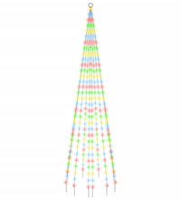 LED-Weihnachtsbaum für Fahnenmast Mehrfarbig 310 LEDs 300 cm