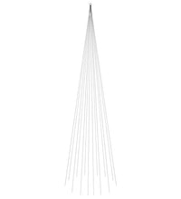 LED-Weihnachtsbaum für Fahnenmast Kaltweiß 1134 LEDs 800 cm