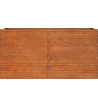 Hochbeet Rostig 160x80x77 cm Cortenstahl