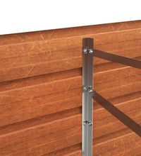 Hochbeet Rostig 160x80x77 cm Cortenstahl
