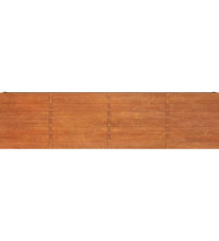 Hochbeet Rostig 320x80x77 cm Cortenstahl