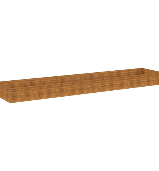 Hochbeet 482x100x36 cm Cortenstahl