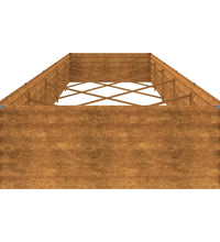 Hochbeet 482x100x36 cm Cortenstahl