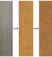 Hochbeet 482x100x36 cm Cortenstahl