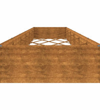 Hochbeet 579x100x36 cm Cortenstahl