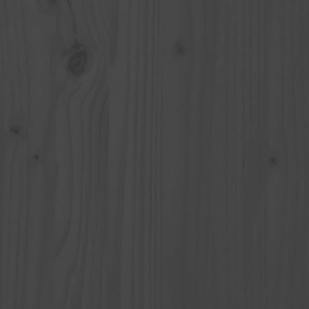 Tagesbett Grau Massivholz Kiefer 80x200 cm