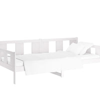 Tagesbett Weiß Massivholz Kiefer 90x190 cm