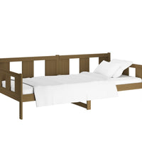 Tagesbett Honigbraun Massivholz Kiefer 90x190 cm