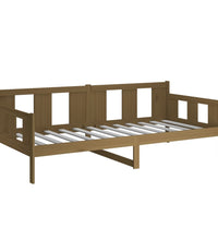 Tagesbett Honigbraun Massivholz Kiefer 90x190 cm