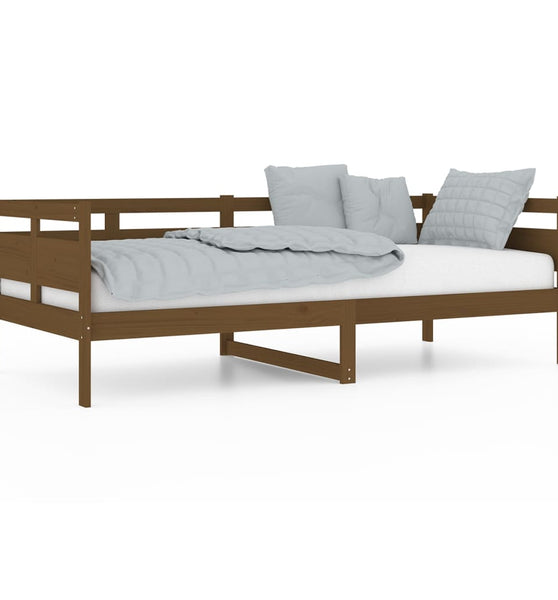 Tagesbett Honigbraun Massivholz Kiefer 90x200 cm