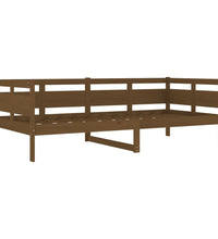 Tagesbett Honigbraun Massivholz Kiefer 90x200 cm