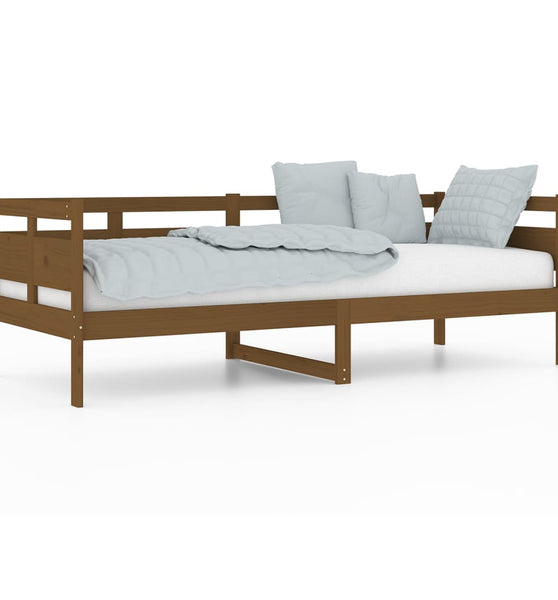 Tagesbett Honigbraun Massivholz Kiefer 80x200 cm
