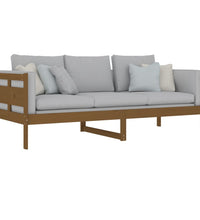 Tagesbett Honigbraun Massivholz Kiefer 80x200 cm