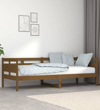 Tagesbett Honigbraun Massivholz Kiefer 80x200 cm