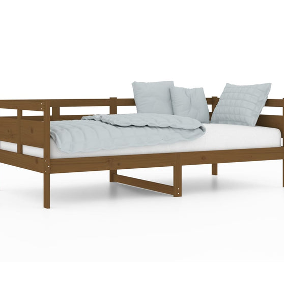 Tagesbett Honigbraun Massivholz Kiefer 90x190 cm