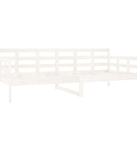 Tagesbett Weiß Massivholz Kiefer 90x200 cm