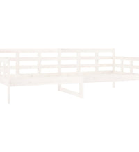Tagesbett Weiß Massivholz Kiefer 80x200 cm