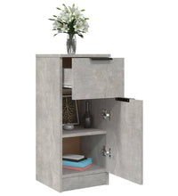 Sideboards 2 Stk. Betongrau 30x30x70 cm Holzwerkstoff