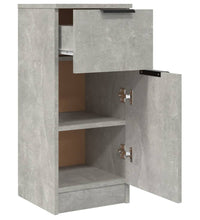 Sideboards 2 Stk. Betongrau 30x30x70 cm Holzwerkstoff