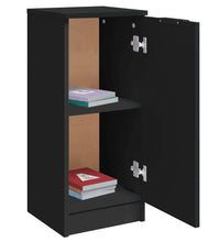 Sideboards 2 Stk. Schwarz 30x30x70 cm Holzwerkstoff