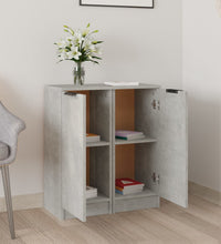 Sideboards 2 Stk. Betongrau 30x30x70 cm Holzwerkstoff