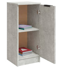 Sideboards 2 Stk. Betongrau 30x30x70 cm Holzwerkstoff