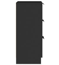 Sideboards 2 Stk. Schwarz 30x30x70 cm Holzwerkstoff