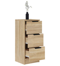Sideboards 2 Stk. Sonoma-Eiche 30x30x70 cm Holzwerkstoff