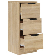 Sideboards 2 Stk. Sonoma-Eiche 30x30x70 cm Holzwerkstoff