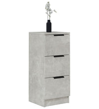 Sideboards 2 Stk. Betongrau 30x30x70 cm Holzwerkstoff