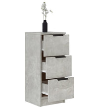 Sideboards 2 Stk. Betongrau 30x30x70 cm Holzwerkstoff