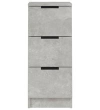 Sideboards 2 Stk. Betongrau 30x30x70 cm Holzwerkstoff