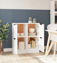 Sideboards 2 Stk. Weiß 30x30x70 cm Holzwerkstoff