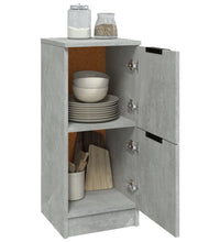 Sideboards 2 Stk. Betongrau 30x30x70 cm Holzwerkstoff